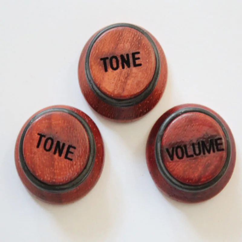 

3pcs electric guitar konbs 2 vloume and 1 tune for Rosewood wood 5.8mm