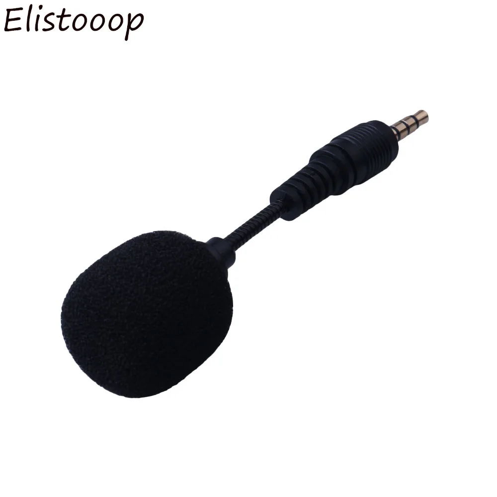 Elistooop Мини Гибкий микрофон с разъемом 3 5 мм новый для мобильный телефон ПК