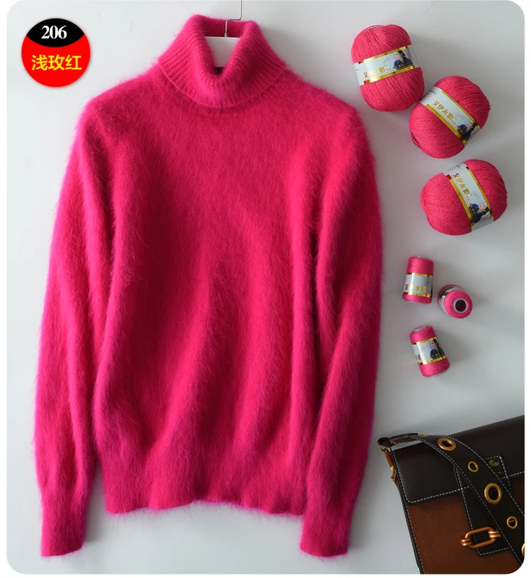 Long Plush Mink Cashmere Yarn Yarn for Knitting Warm Delicate Fluffy Yarn for Hand Sweater Cardigan Hats Soft Yarn for Women Men