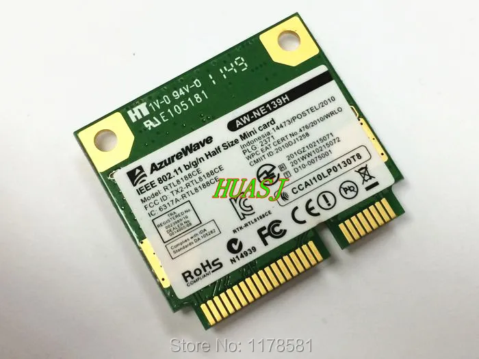 Новый Realtek rtl8188ce RTL8188 Половина мини PCIe pcei Express Беспроводной WLAN WI FI карты для Acer Asus