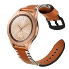 Ремешок для часов Samsung Gear s3 из натуральной кожи, коричневый черный браслет для часов huami amazfit galaxy Watch 46 мм, 22 мм