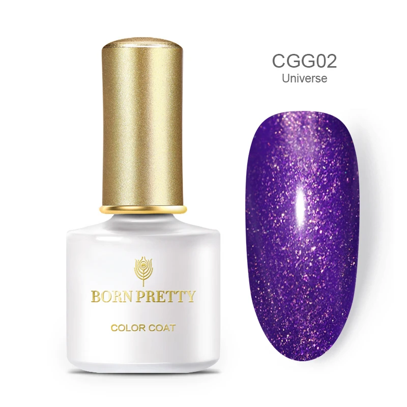 BP-CGG02 BORN PRETTY 6 мл Блестящий Гель-лак мерцающий отмачивающий УФ-гель для дизайна ногтей лак маникюрный дизайн сделай сам - Цвет: BP-CGG02