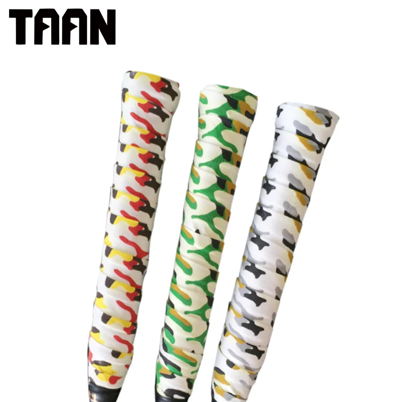 TAAN/2 шт./партия, камуфляжная Теннисная ракетка, обмотка для ракетки, пот, палочка для бадминтона
