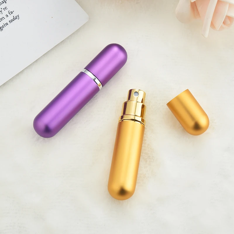 Многоразовая портативная мини-флакон для духов 5 мл Алюминиевый распылитель