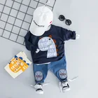 Детская одежда для мальчиков на весну и осень, одежда для мальчиков, детская одежда, спортивный костюм, костюм для малышей, комплекты одежды для мальчиков