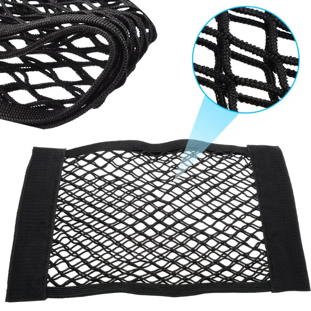 

40*25CM Car Styling New Car Back Rear Trunk Seat Elastic String Net Mesh Storage Bag Pocket Cage