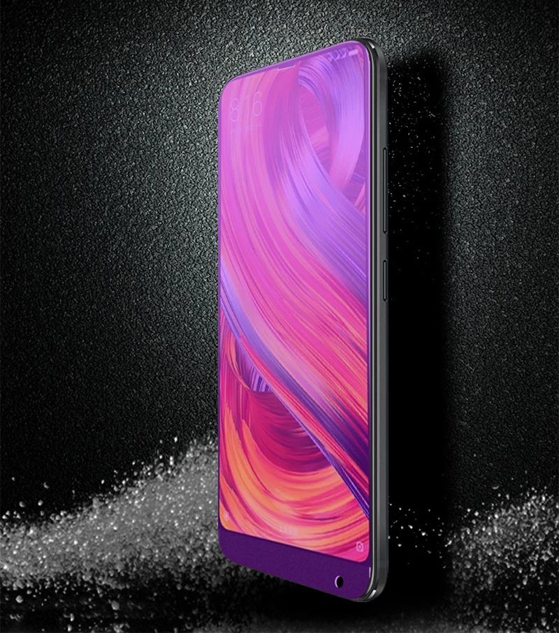 UVR для Xiaomi mi x 3 2S 2 полное покрытие матовое закаленное стекло для Xiaomi mi x2S фиолетовая анти-синяя Защитная пленка для экрана