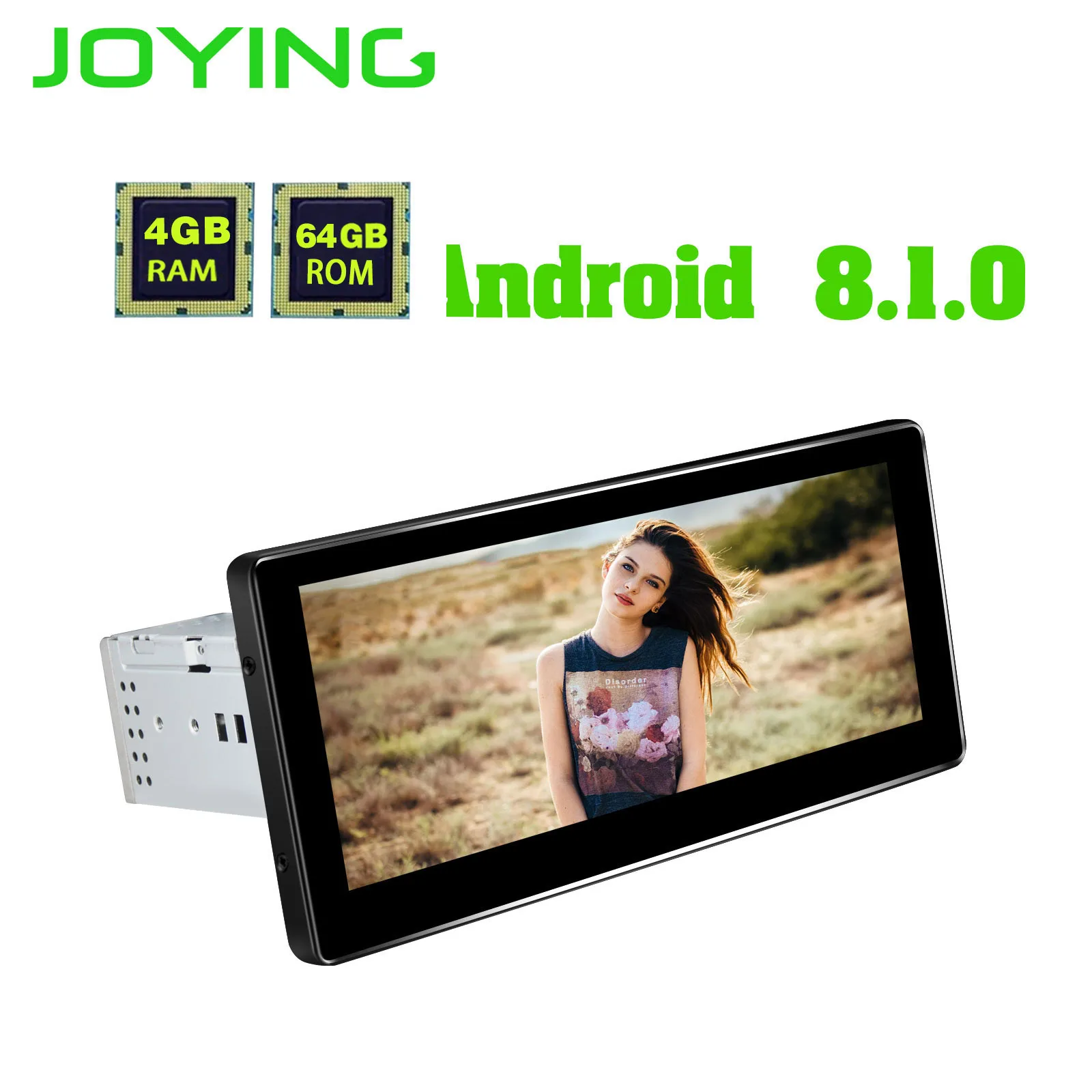 Радуясь 8," Android автомобильный аудио стерео gps Navi Восьмиядерный HD экран радуясь 1 Din Радио мультимедийный плеер карты Поддержка Carplay DAB