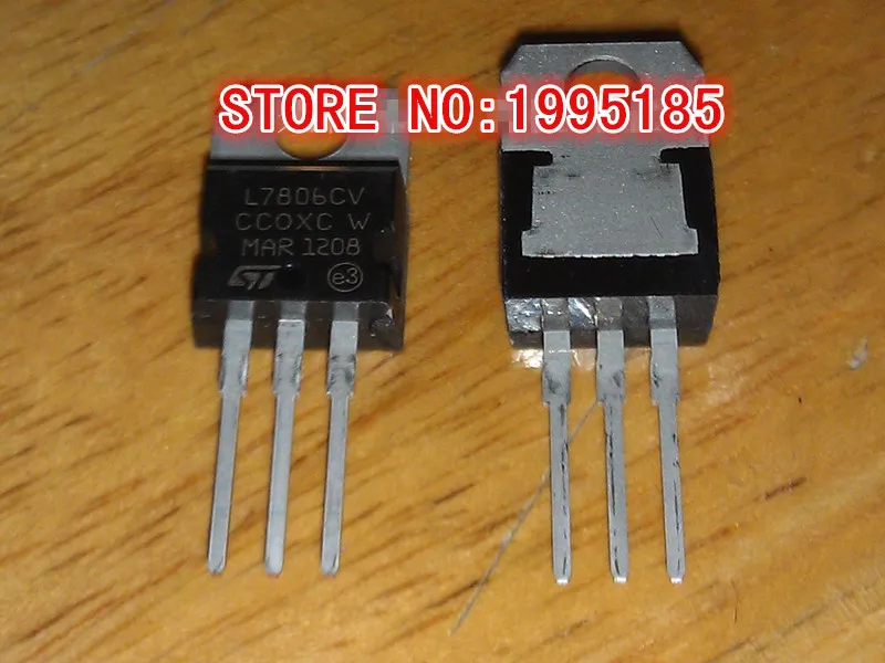 

10PCS L7806CV TO220 L7806 TO-220 7806 LM7806 MC7806 new and original IC free shipping