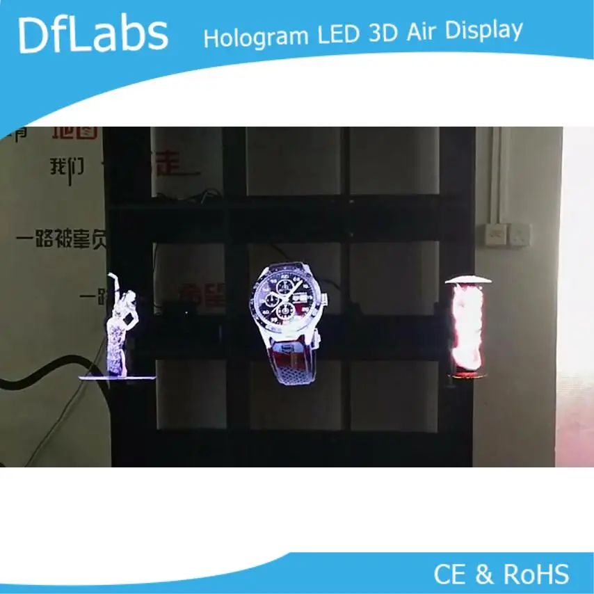 Dfabs 3D Голограмма рекламный дисплей вентиляторы|Проекционные экраны| |