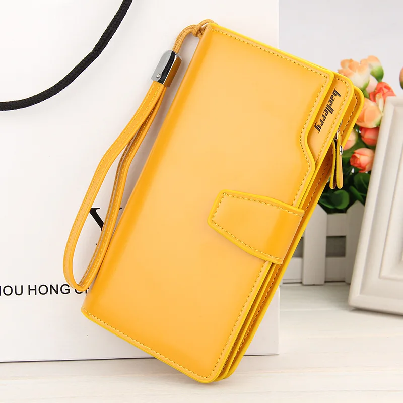 Высококачественный женский кошелек модный большой вместительный кожаный