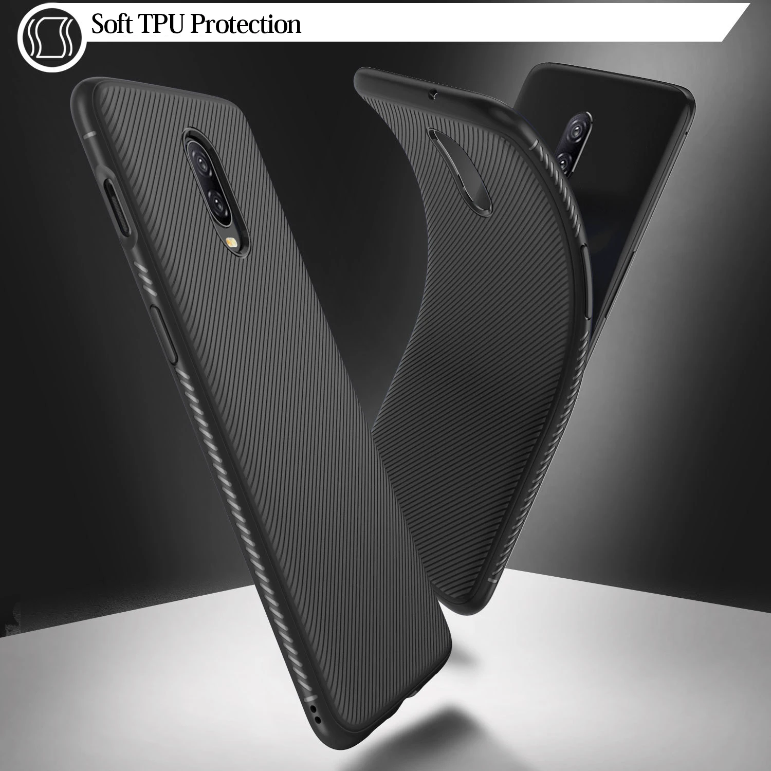 Нескользящий чехол для т OnePlus 6 T One Plus Т мягкий TPU задняя крышка Soild тонкий 1 + Oneplus6T