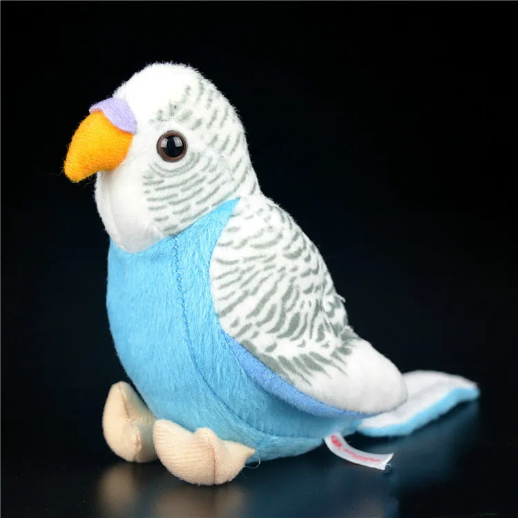 Милые реалистичные игрушки Budgerigar для детей плюшевые мягкие животные птицы