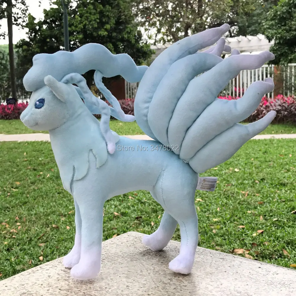 Мягкая игра Alola Ninetales в виде животных мультяшная плюшевая игрушка с 9 хвостами