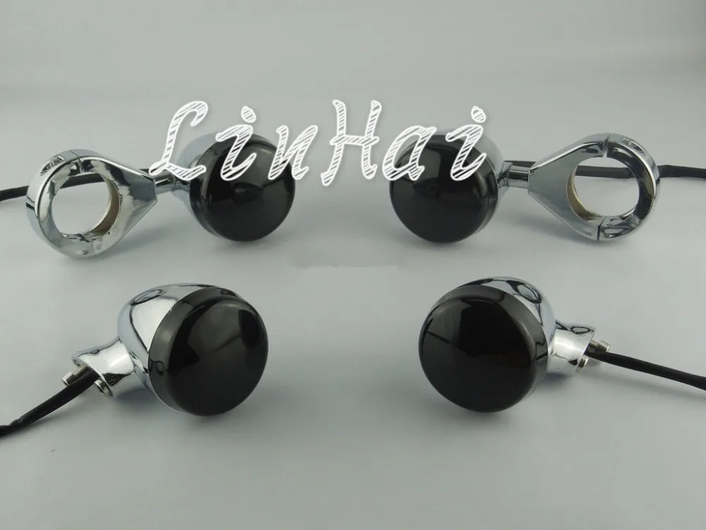 4х Хром передний и задний мотоциксветильник светодиодный указатель поворота 41 мм