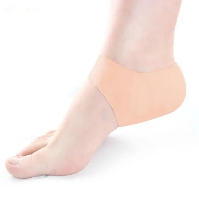 HobbyLane1 Pair Medical Grade Silicone Gel Heel Sleeves for Dry Cracked with Protective Cushioning and Plantar Pain Relief | Красота и