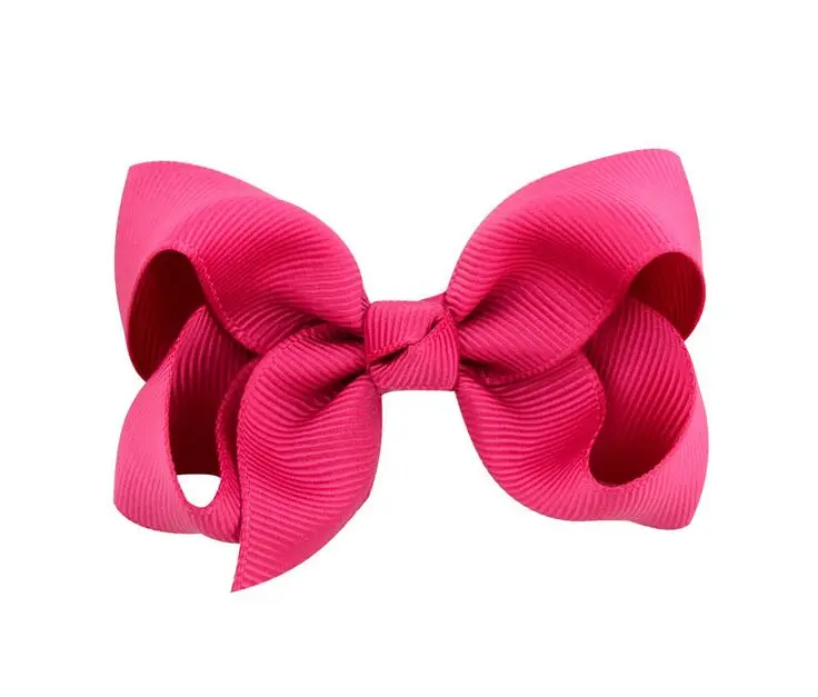 NO.14 1 шт. 3'hair лук Grosgrain лента для волос банты аксессуары с зажимом многослойный бант украшения для волос шпильки R - Цвет: NO.14