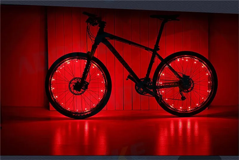 West Biking велосипедный спиц светильник мотоциклетная велосипедная шина для колеса клапан вспышка спиц светильник Предупреждение льная лампа полоса отражатель