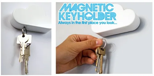 Творческий холодильник Стикеры брелок hunging coud злодей магниты Key Holder украшения дома магнитной Вешалка Ретро поглощения гладить