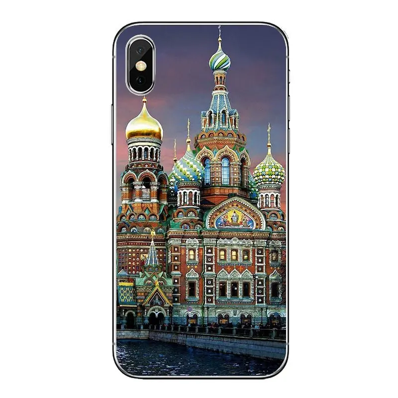 The Church of Our Savior on Spilled Blood For iPod Touch iPhone 4 4S 5 5S 5C SE 6 6S 7 8 X XR XS Plus MAX Soft Silicone TPU Case |