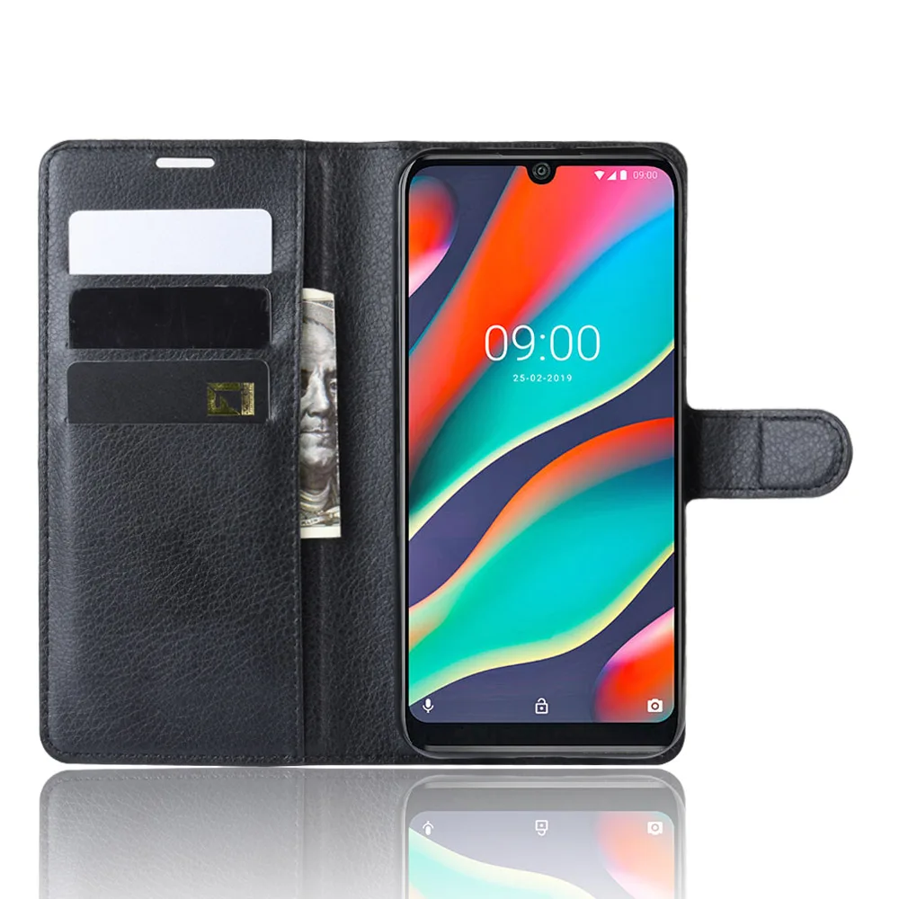 Micgita кожаный чехол для Wiko View 3 Pro с рисунком личи, флип-чехол в виде книги, чехол-бумажник для Wiko View 3 Pro/Wiko View 3, чехол