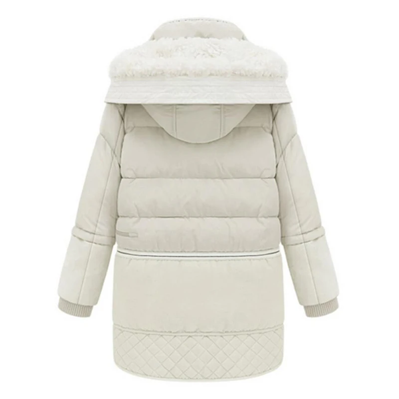 2018 зимние толстые пуховики с белым утиным пухом из овечьей шерсти женские