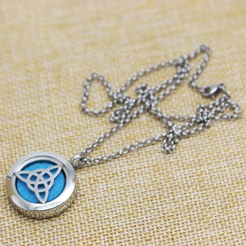 С цепочкой и 10 фетровыми подставками новый дизайн для ароматерапии эфирные масла