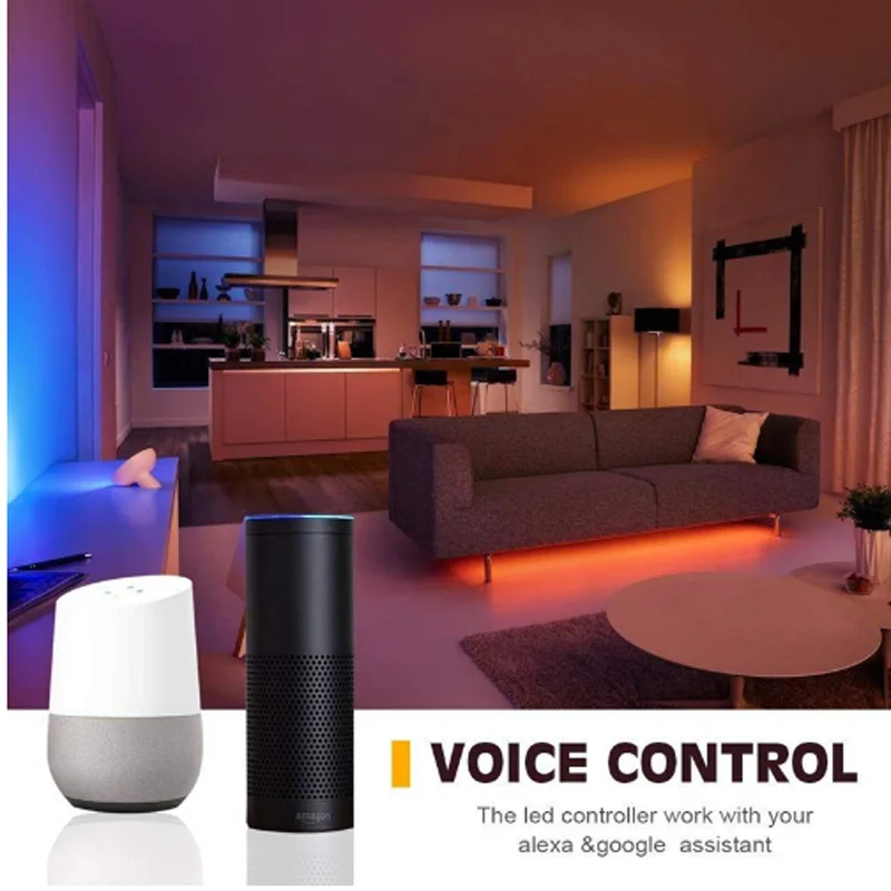 Мини контроллер Bluetooth/WiFi 5 в пост. Тока 12 В 24 IOS Android приложение для телефона 24Key