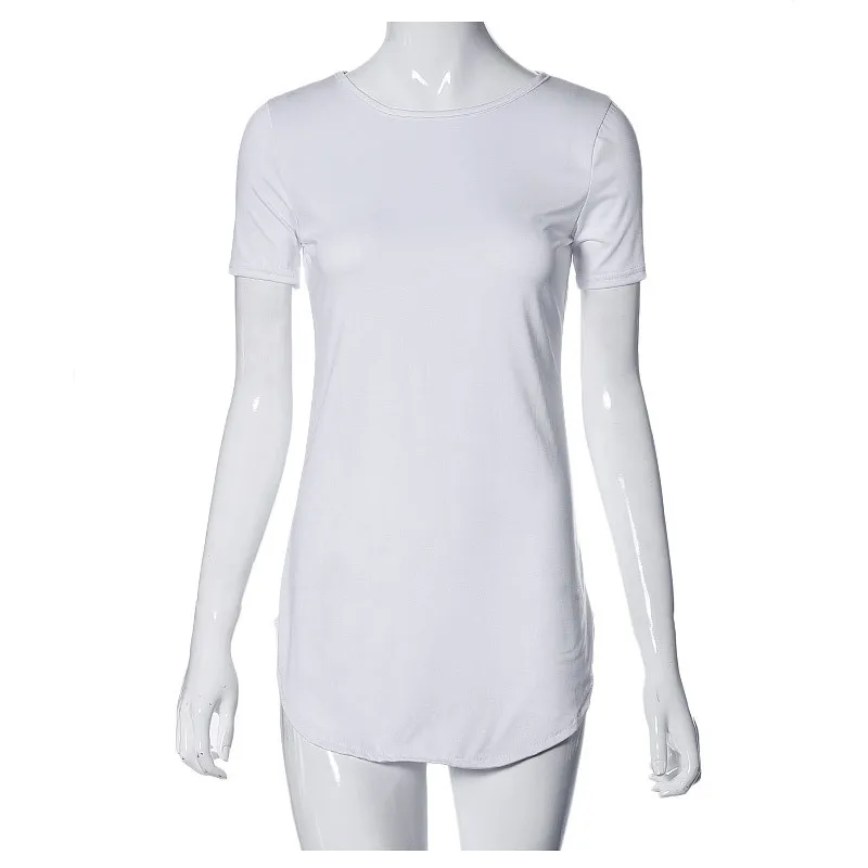 Женское платье с коротким рукавом и Боковым Разрезом Повседневные Вечерние