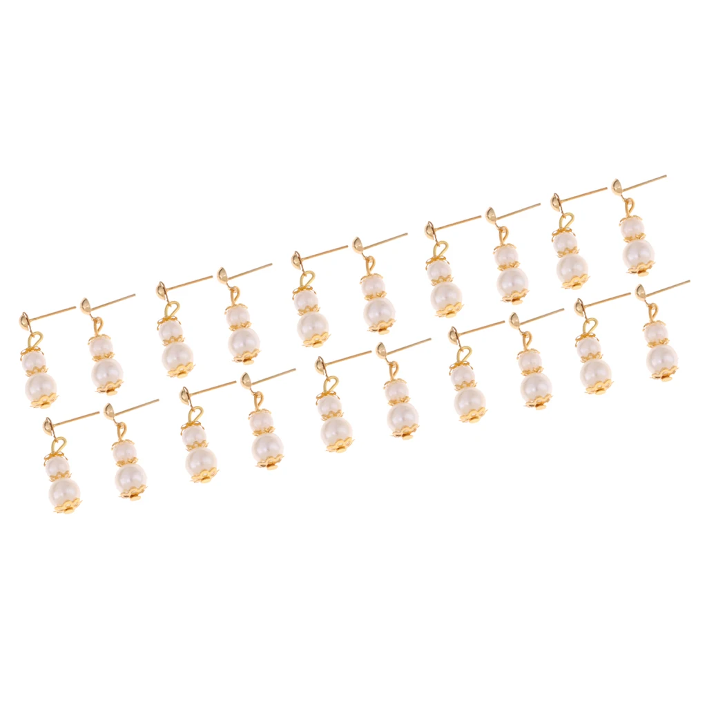 Ювелирные изделия для кукол в форме тыквы пластиковые жемчужные серьги капельки