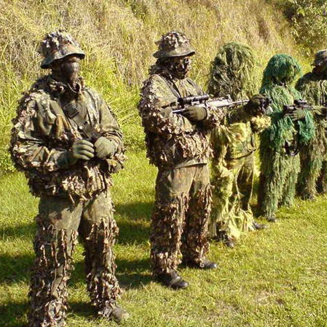 Bionic камуфляжная круглая шляпа рыбака Рыбалка Охота Солнцезащитная наблюдение за