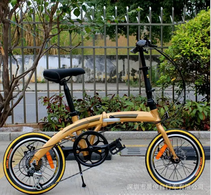 Алюминиевая складная рама для велосипеда Bicyle колеса 16 дюймов взрослых 46T кассета