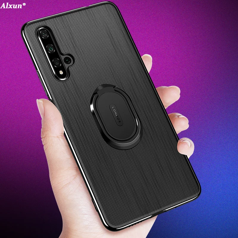 Чехол Alxun для huawei Honor 20 Pro, чехол для Honor 20, автомобильная магнитная подставка из ТПУ+ поликарбоната, задняя крышка для huawei Honor 20 Pro Honor 20, чехол