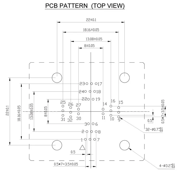 QFP32 TQFP32 LQFP32 раскладушка загорится в сокете шаг штырька 0 5 мм IC51-0324-805 IC тестовая