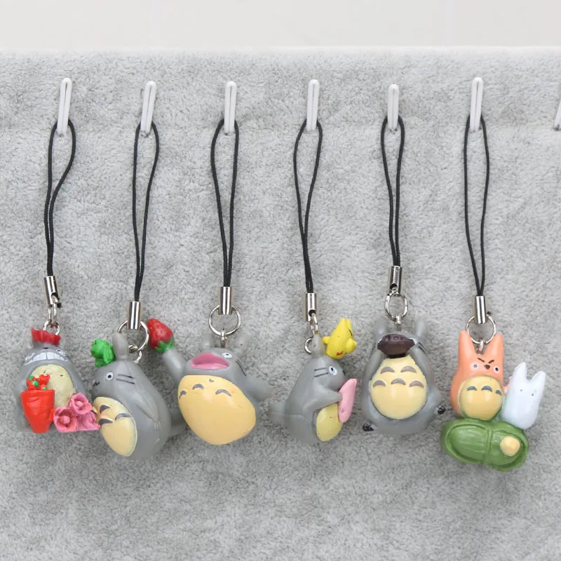 12 шт. Хаяо миядзяки С героями из мультфильма Мой сосед Totoro Ponyo ремешок подвесная