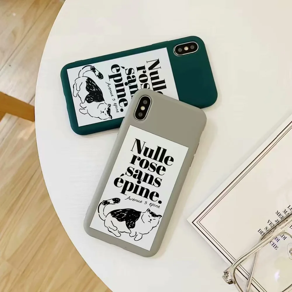 Роскошный милый чехол для iPhone X XS XR 6 S 7 8 Plus MAX Модный мягкий из