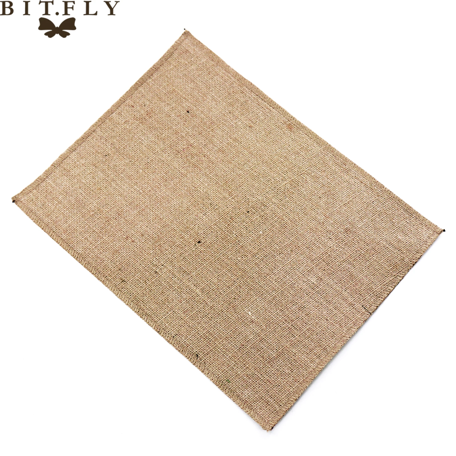 

1pcs Natural Hessian Jute Burlap Table Placemat Coasters Table Mat Dining Decor Tableware Mat Pad For Home Wedding Party Decor