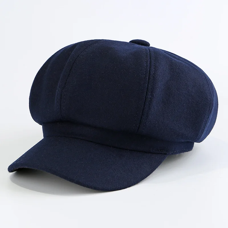 Новинка 2019 кепка газетчика женские джинсовые кепки восьмиугольный берет Бейкер