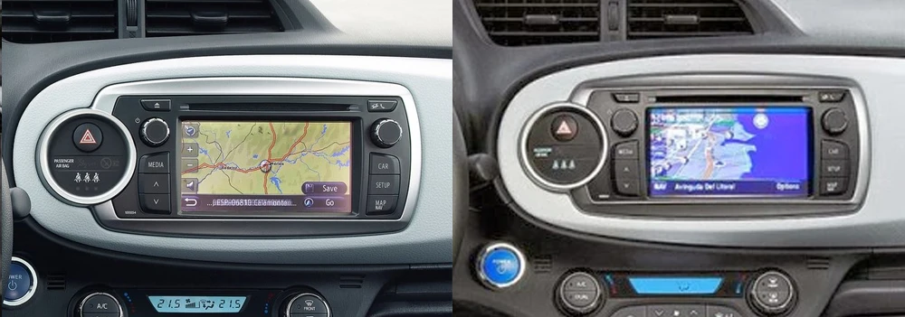 ZaiXi " мультимедиа для Android плеер 2 Din wifi gps-навигация Авторадио для Toyota Yaris 2011~ сенсорный экран Bluetooth