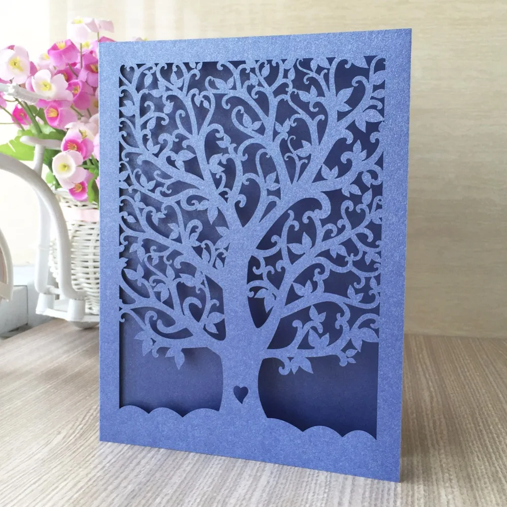 100 шт. бумажные жемчужные украшения в виде дерева|card business|card designbirthday romantic cards |