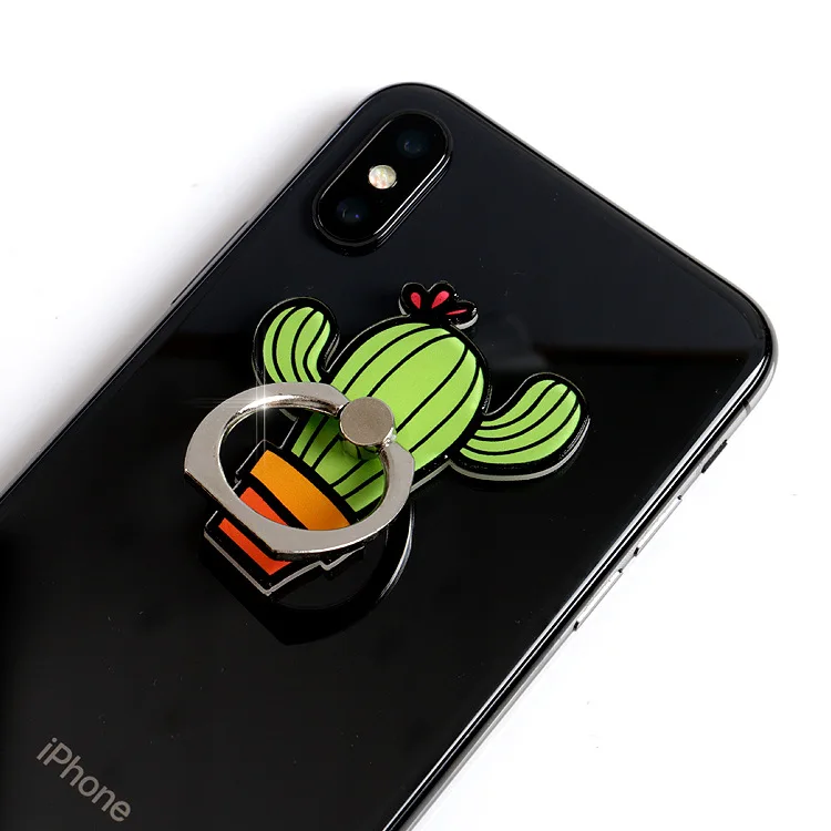 Wholesales 30pcs/lot Universal Mobile Phone Holder Rainbow Ring Cactus Tables Stand Finger | Мобильные телефоны и