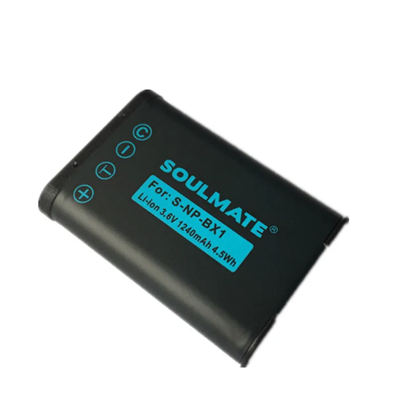 SOULMATE NP BX1 литиевые батареи комплект Батарея цифровой камеры для SONY DSC RX100 RX1 HDR AS15 AS10