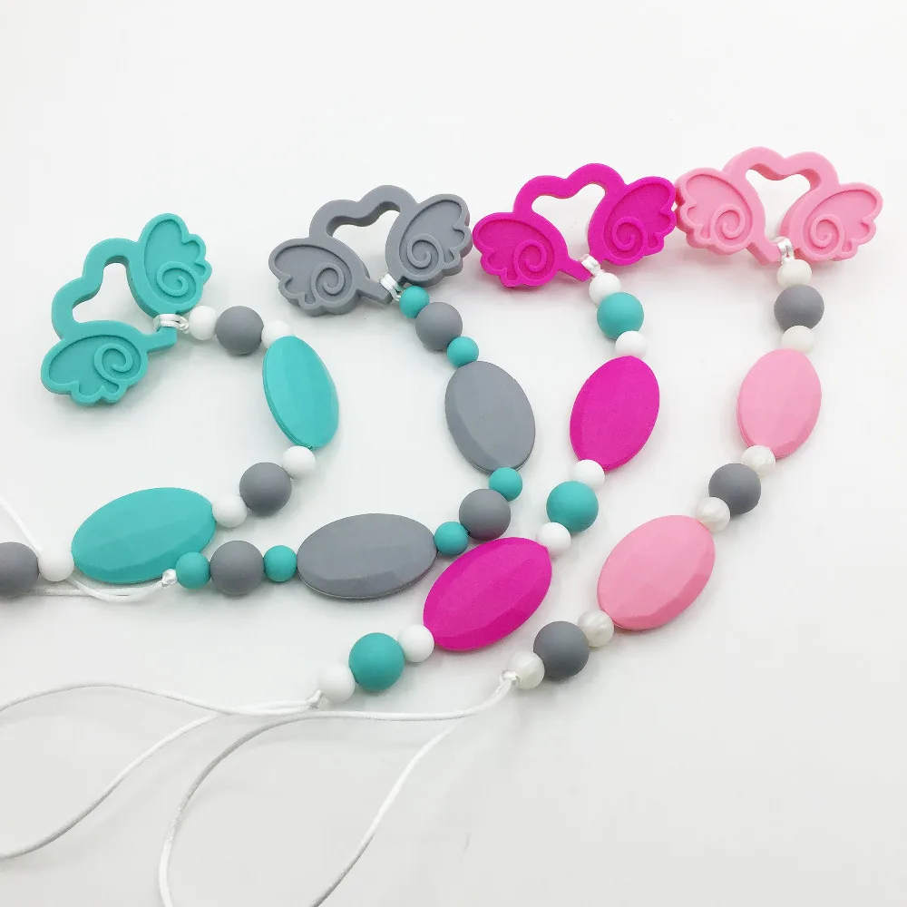 Силиконовый зажим для прорезывания зубов с жирафом игрушка-прорезыватель