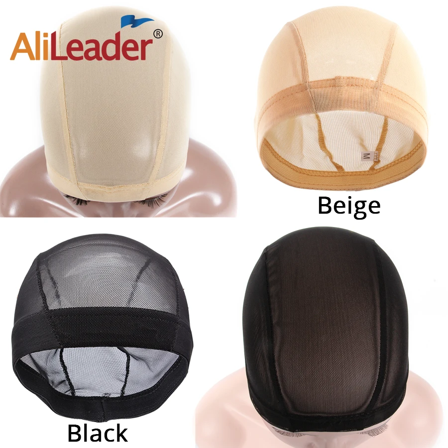 Колпачок для парика Alileader, 2 шт./лот, дышащая сетчатая шапочка для парика, размер S/M/L - изображение