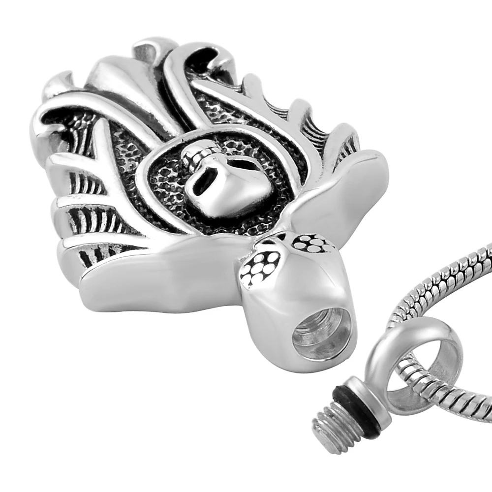 MJD9781 новейшее ожерелье в форме черепа урна памятные ювелирные изделия для золы