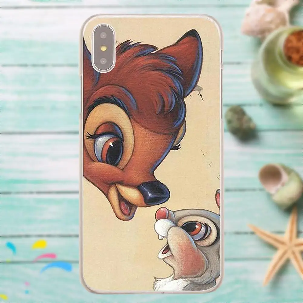 Мягкий чехол для мобильного телефона Xiaomi Redmi Mi Note 7 8 9 SE Pro Lite Go Play Bambi и Thumper |