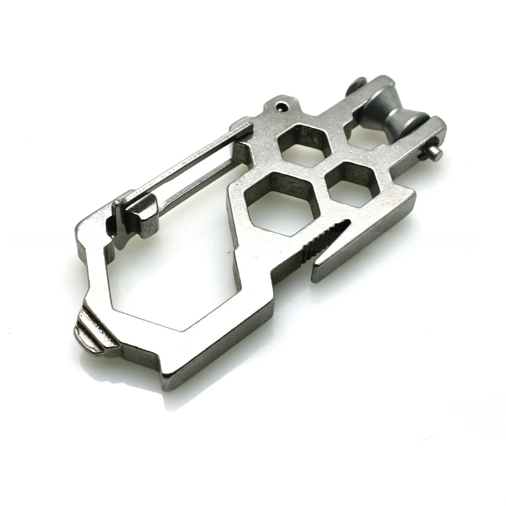 1 шт. серия десантников EDC шкив карабин гаечный ключ подвесная Пряжка для кемпинга