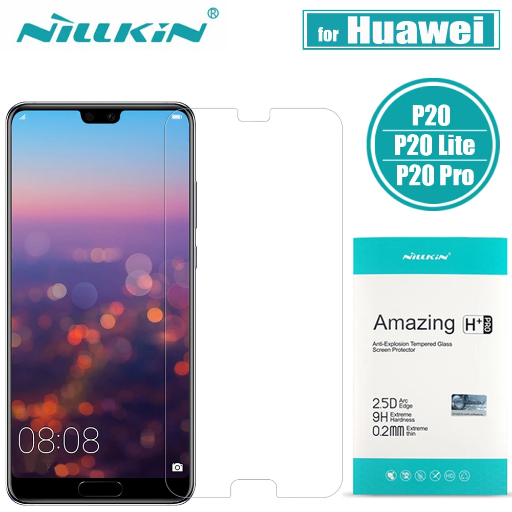 Huawei P20 Pro закаленное Стекло Экран Protector Nillkin 2.5D край HD ясно Защитная Стекло Flim Для huawei P20 Lite/Нова 3E