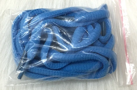 Light blue 1 пара шнурки полукруглой формы спортивные кроссовки плоские шнурки строки для нескольких Цвет 100/120/ 140 см BY1 - Цвет: Light blue