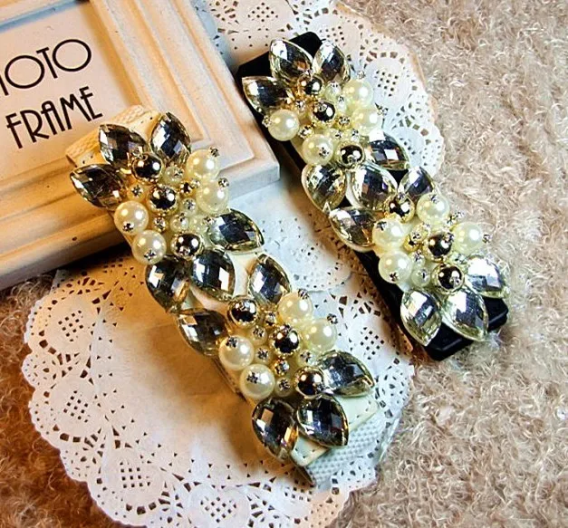 Новый корейский милый имитационный жемчуг стразы цветы мисс красивый пояс